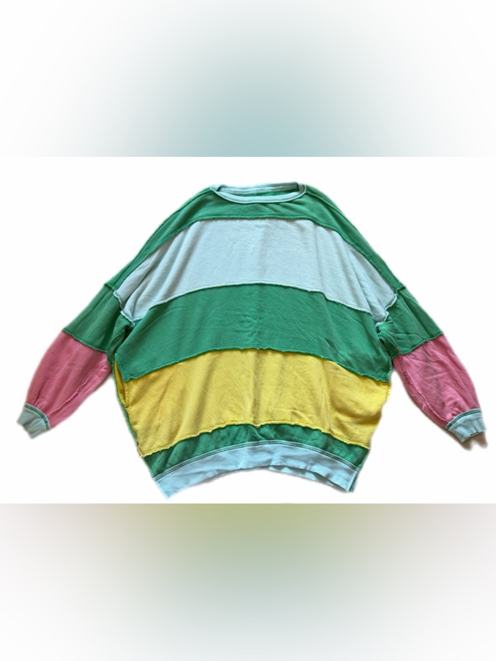 We The Free Rugby Stripe
Sweatshirt Free People -Green M - Picture 9 of 15
